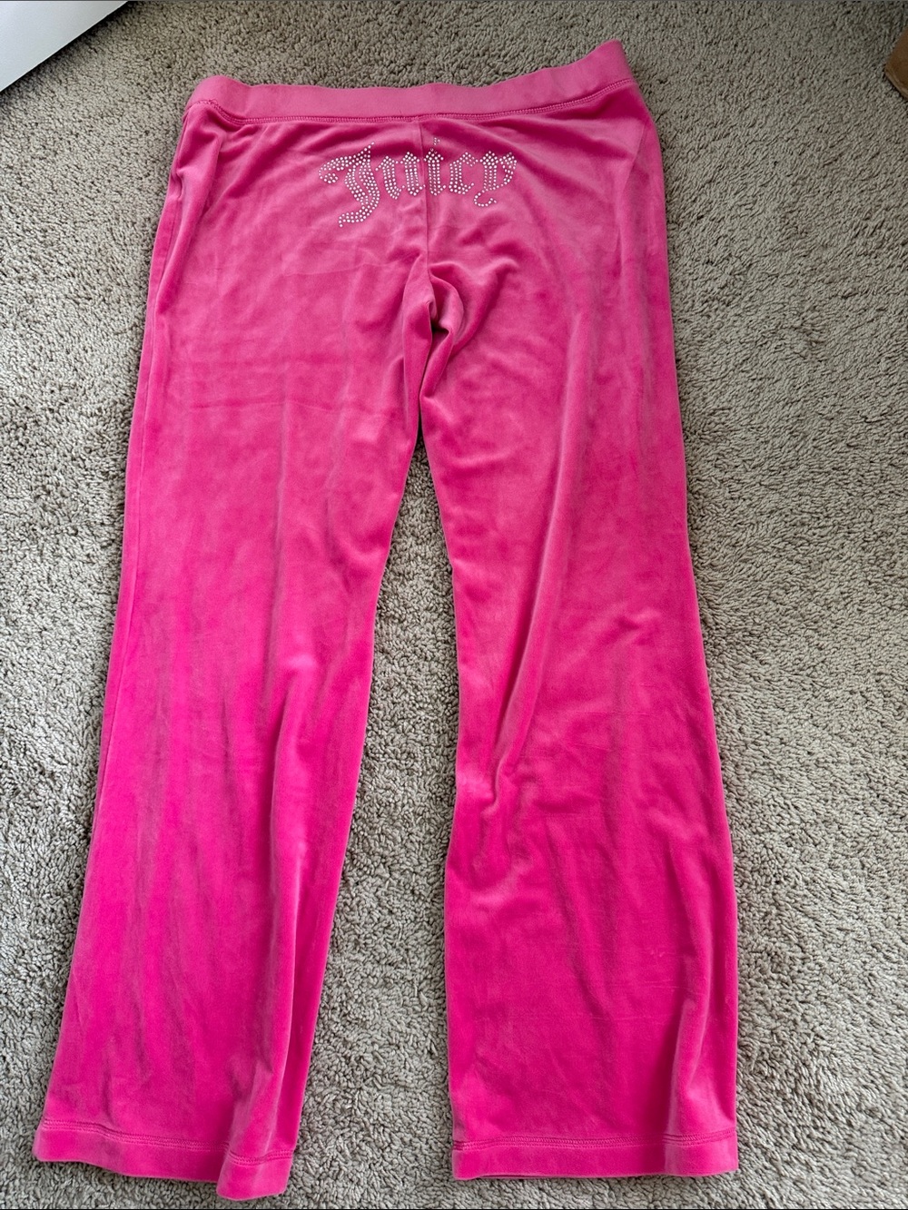 New Juicy Couture Pink Track Pants - Signature Logo Tag Large